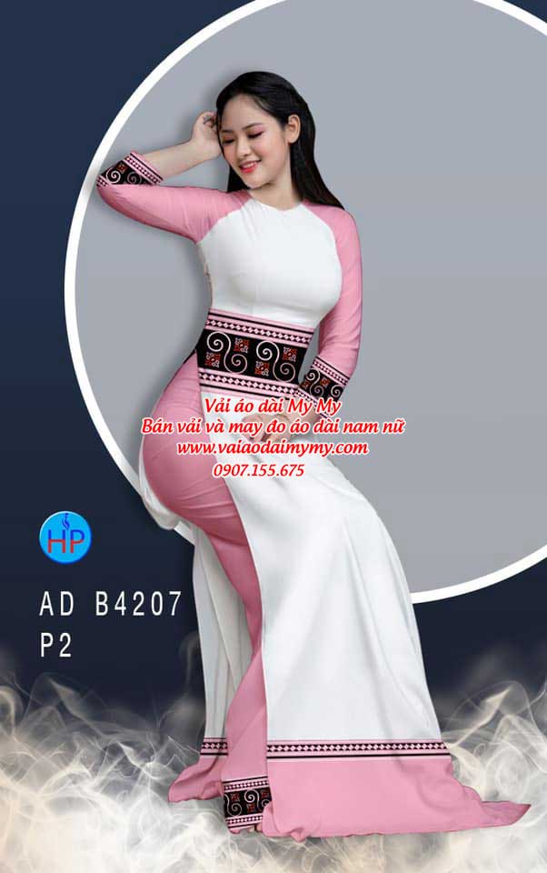 Vải áo dài Hoa văn thổ cẩm AD B4207 24