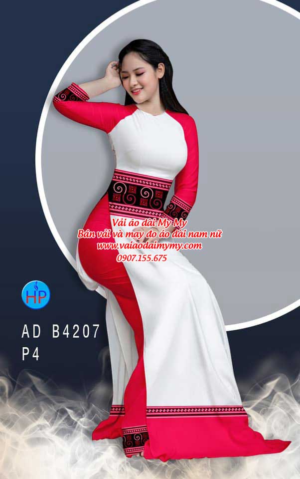 Vải áo dài Hoa văn thổ cẩm AD B4207 32