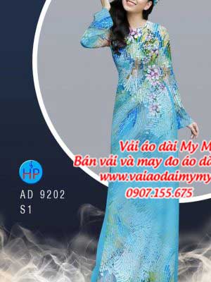 1586506017 928 Vai ao dai Hoa dao va hoa van AD