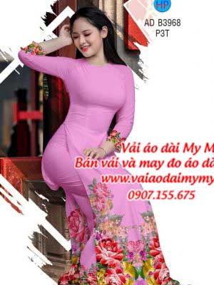 1586917645 777 Vai ao dai Hoa hong AD