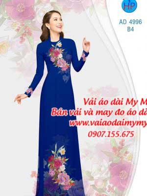 Vải áo dài Hoa in 3D AD 4996 23