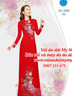 Vải áo dài Hoa in 3D AD 4996 33