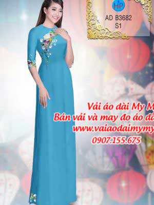 Vải áo dài Hoa in 3D AD B3682 26