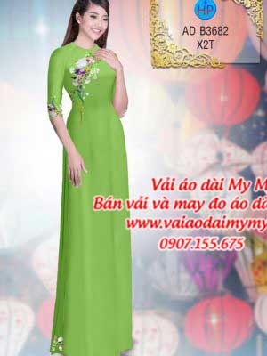 Vải áo dài Hoa in 3D AD B3682 21