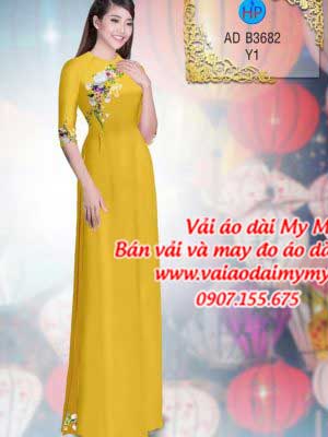 Vải áo dài Hoa in 3D AD B3682 22