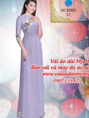 Vải áo dài Hoa in 3D AD B3682 23