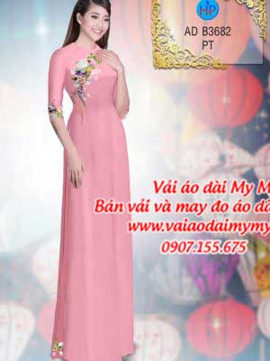 Vải áo dài Hoa in 3D AD B3682 25