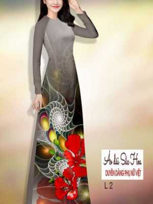 Vải áo dài hoa phượng AD H14517 26