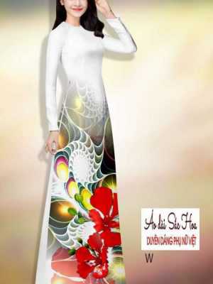 Vải áo dài hoa phượng AD H14517 33