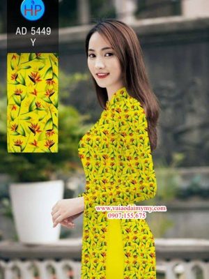 Vải áo dài Hoa nhỏ xinh AD 5449 14