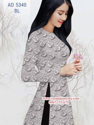 Vải áo dài Hoa in 3D AD 5340 18