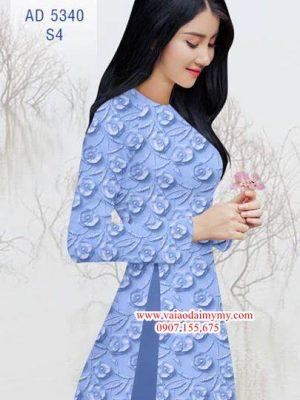 Vải áo dài Hoa in 3D AD 5340 16