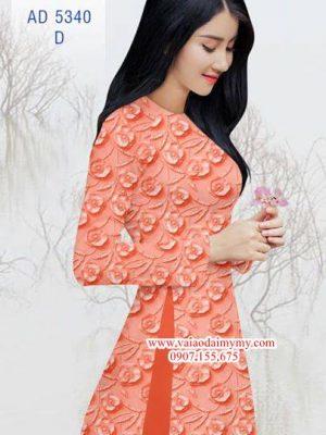 Vải áo dài Hoa in 3D AD 5340 17