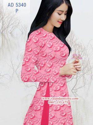 Vải áo dài Hoa in 3D AD 5340 23