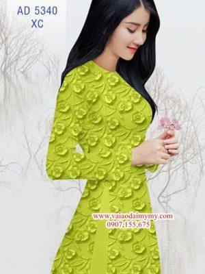 Vải áo dài Hoa in 3D AD 5340 22
