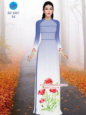 Vải áo dài Hoa Poppy AD 5457 22