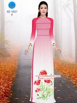Vải áo dài Hoa Poppy AD 5457 17