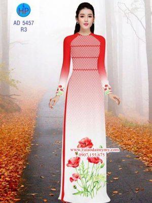 Vải áo dài Hoa Poppy AD 5457 24