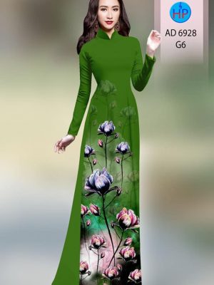 vai ao dai hoa 3d cuc dep 1302221