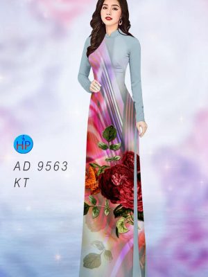 vai ao dai hoa 3d cuc dep 136633