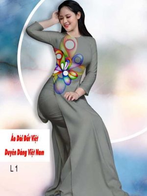 vai ao dai hoa 3d dep 10