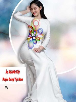 vai ao dai hoa 3d dep 12