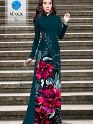 vai ao dai hoa 3d duoc chon nhieu 1337240