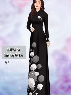 vai ao dai hoa 3d duoc chon nhieu 2040195