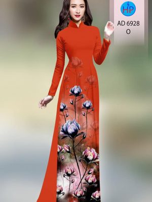 vai ao dai hoa 3d gia tot 202106