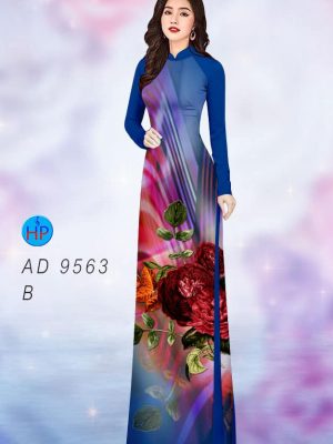 vai ao dai hoa 3d long lanh 146618