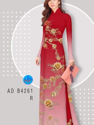 vai ao dai hoa 3d long lanh 6046