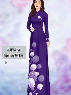 vai ao dai hoa 3d mau moi 14079