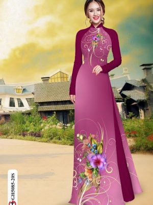 vai ao dai hoa 3d mau moi 351129