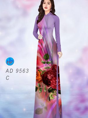 vai ao dai hoa 3d phong cach 1166145