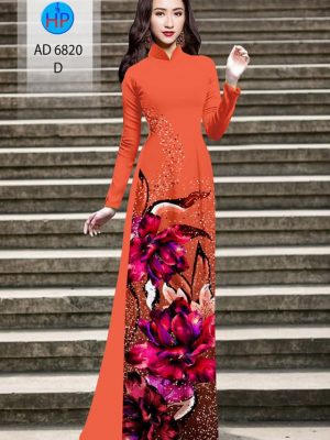 vai ao dai hoa 3d phong cach 1637252