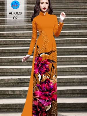 vai ao dai hoa 3d rat dep 1337178