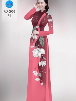 vai ao dai hoa 3d thanh lich 1364127