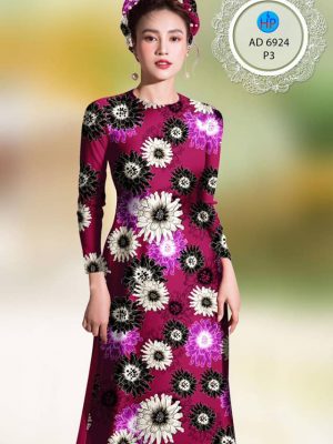 vai ao dai hoa cuc gia tot 6720