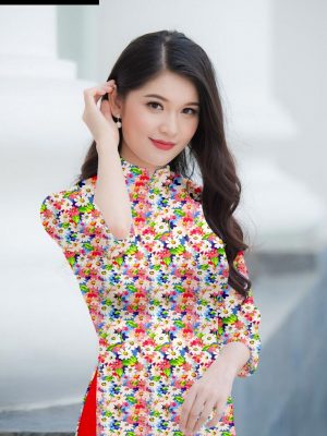 vai ao dai hoa cuc deu dep 1689288