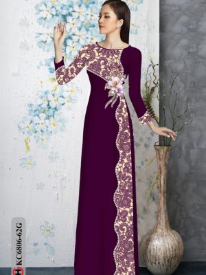 vai ao dai hoa in 3d cuc dep 17079