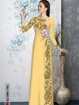 vai ao dai hoa in 3d cuc hot 107225