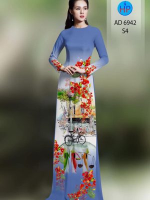 vai ao dai hoa phuong thanh lich 101682