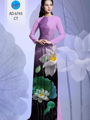 vai ao dai hoa sen nam nay 32665