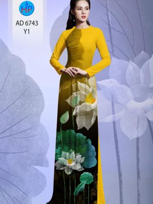 vai ao dai hoa sen thuot tha 1126274