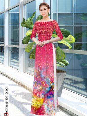 vai ao dai hoa van cuc hot 1017164