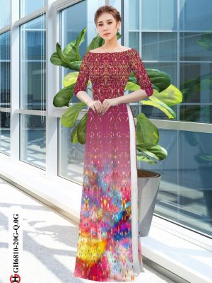 vai ao dai hoa van cuc hot 517248