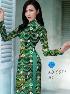 vai ao dai hoa van deu cuc dep 5359