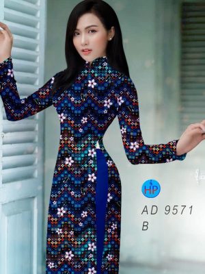 vai ao dai hoa van deu dam tham 135250