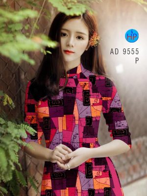 vai ao dai hoa van phong cach 1991266