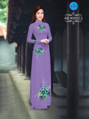 Vải áo dài Hoa in 3D AD 4503 20